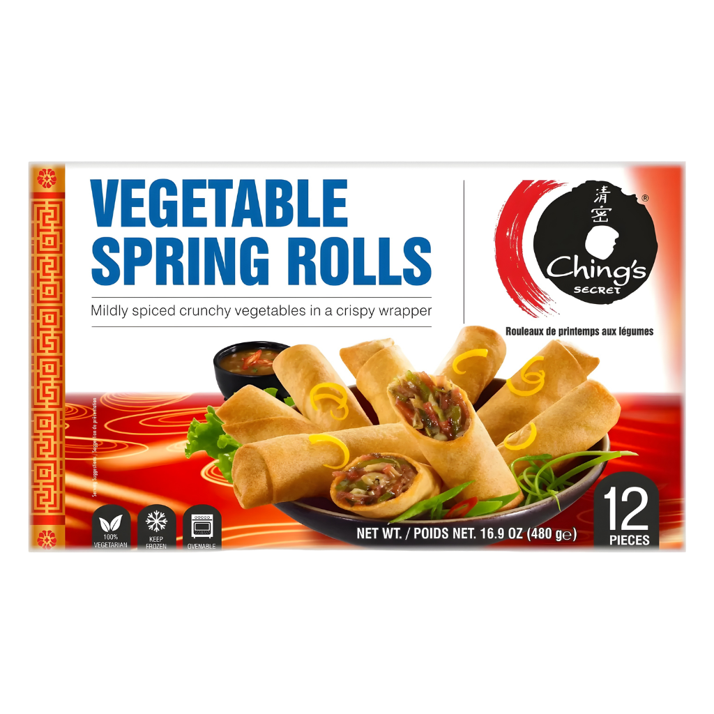 Ching's Secret Vegetable Spring Rolls 12 pcs buy online USA - 1